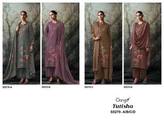 Ganga yutisha 5270 wholesale ladies dress material suppliers